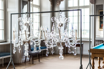 Antique Crysral Chandelier restoration