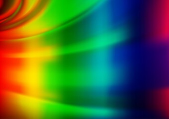 Light Multicolor, Rainbow vector abstract blurred background.