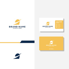 Letter P B D geometric concept logo designs business card