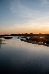Mountain river in the national park