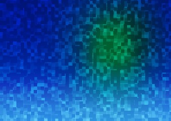 Light Blue, Green vector pattern in square style.