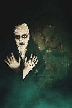 demonic woman as a nun