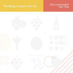 Simple set of incest related filled icons.