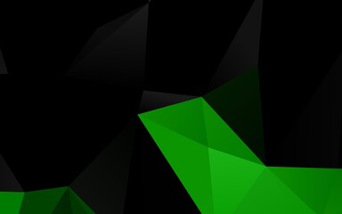 Light Green vector abstract mosaic background.