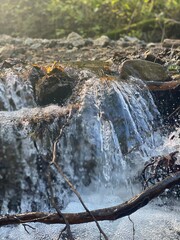 waterfall in winter