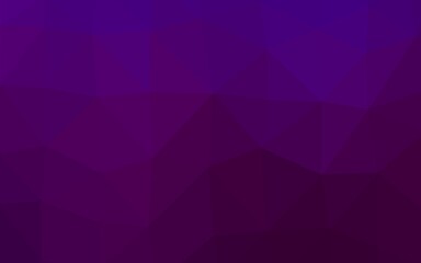 Dark Purple vector low poly layout.