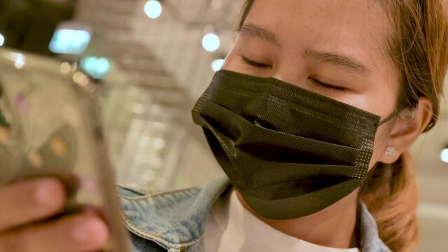smartphone, woman, young, coronavirus, female, virus, mask, phone, covid-19, mobile, epidemic, technology, health, face, girl, person, pandemic, protection, business, illness, internet, lifestyle, qua
