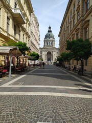 Obraz premium street in the center