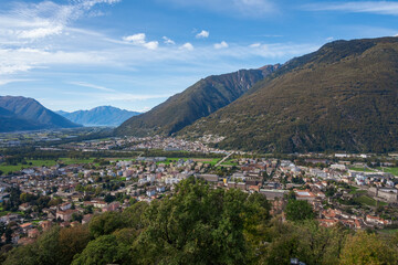 Fototapeta na wymiar Bellinzona, Ticino, Switzerland