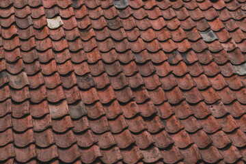 red roof tiles