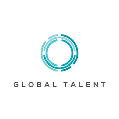 Globe logo - 3D earth planet travel abstract business internet web network international communication ball net connection worldwide corporation connect global data community