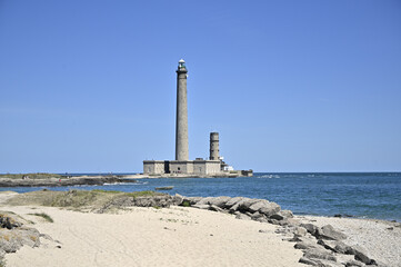 Fototapeta premium Gatteville Lighthouse near Barfleur, Normandy