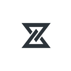 Triangle logo - abstract prism geometric shape graphic geometry line futuristic polygonal layout marketing perspective corporate tech delta spectrum business