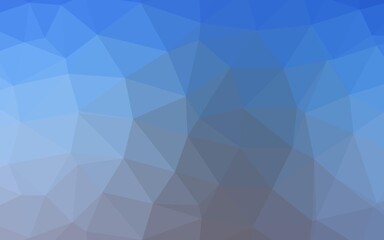 Obraz premium Light BLUE vector low poly texture.