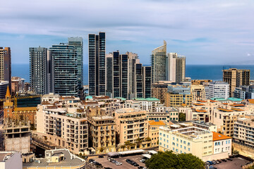 Fototapeta na wymiar Beirut Downtown Cityscape