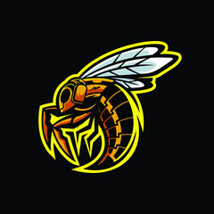 bee robot illustration