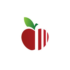 Apple logo - food healthy fresh abstract natural bio eco organic vegetarian diet delicious nutrition raw vitamin eat snack vegan whole plant juice smoothie grocery