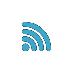 Wi-Fi symbol circle point