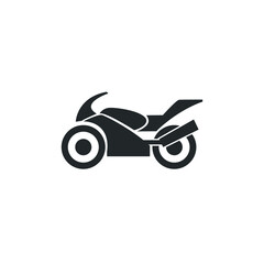 Motorcycle logo icon - motorbike cross transport road motor speed sport biker bike race ride freedom power lifestyle journey chopper adventure