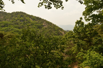 Hiking in the beautiful Seoraksan Mountains and outside of Sokchos temples, South Korea