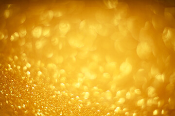 Gold bokeh background