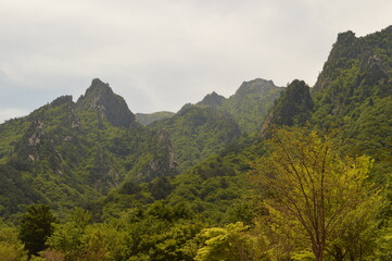 Hiking in the beautiful Seoraksan Mountains and outside of Sokchos temples, South Korea