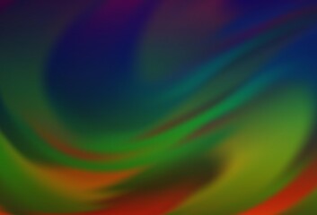 Dark Multicolor, Rainbow vector blurred template.