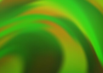 Light Green vector blurred bright template.