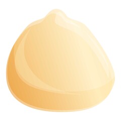 Sunflower seed icon. Cartoon of sunflower seed vector icon for web design isolated on white background