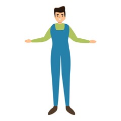 Worker uniform icon. Cartoon of worker uniform vector icon for web design isolated on white background