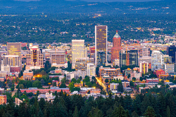Portland, Oregon, USA Downtown