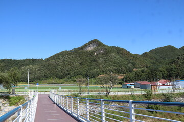 bridge over the lake