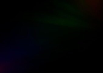 Dark Black vector abstract blurred pattern.