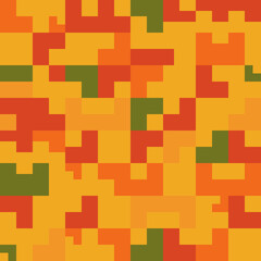  Seamless geometric pattern of square. Geometric abstraction background.