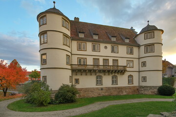Schloss Pfedelsbach in der ehemaligen Grafschaft Hohenlohe