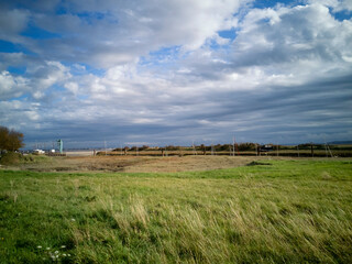 Fototapeta premium Le Hourdel harbor in the bay of Somme