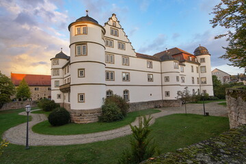 Fototapeta na wymiar Schloss Pfedelsbach in der ehemaligen Grafschaft Hohenlohe