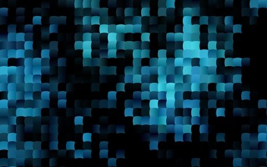 Dark BLUE vector cover in polygonal style.