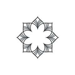 Water lily Lotus logo flower logo - beauty spa flower symbol wellness health meditation beauty luxury natural fitness yoga lifestyle treatment petals salon organic calming cosmetics