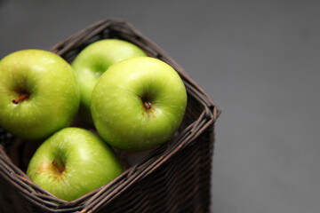 apples in basket