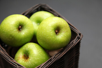 apples in basket