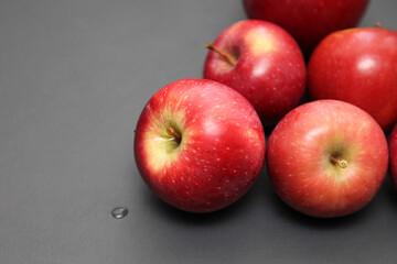 red apples on a background