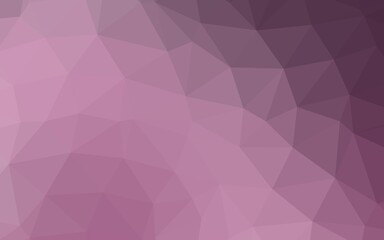Light Pink vector triangle mosaic texture.
