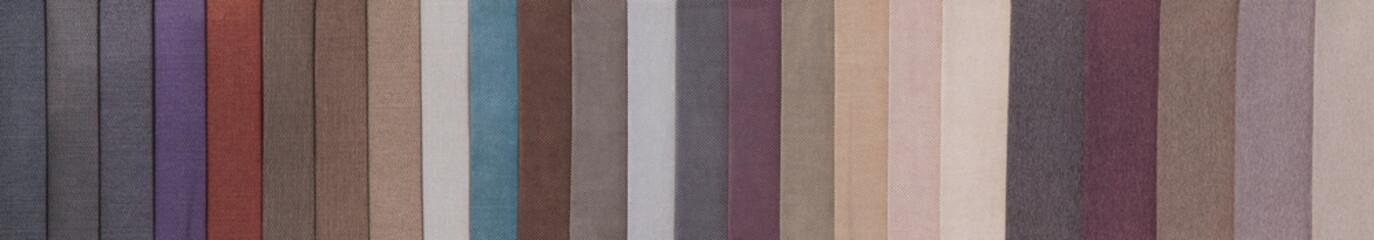 Fototapeta premium background and texture palette of upholstery fabrics