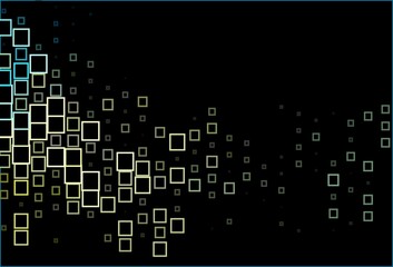 Dark Blue, Yellow vector background in polygonal style.