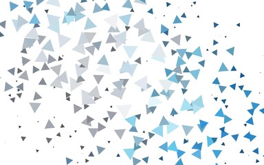 Light Black vector cover in polygonal style.