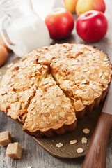  Oat cake with apple