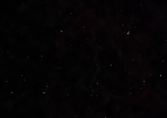 Star field in space and a nebulae. 3D rendering