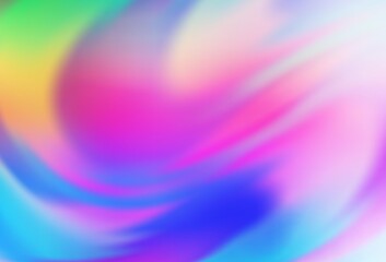 Obraz premium Light Multicolor, Rainbow vector abstract blurred background.