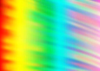 Light Multicolor, Rainbow vector abstract blurred template.